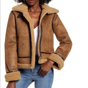 Joa, like new Faux Shearling Coat